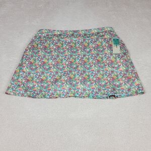 Bermuda Sands NEW Women's 2XL Sia Aquamarine Floral Print Golf Skirt Skort